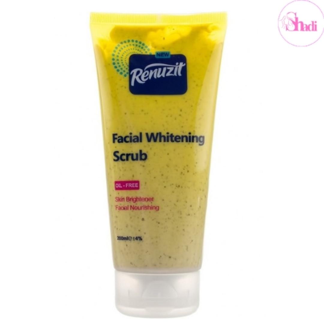 اسکراب سفید کننده رینوزیت مدل morning burst حجم 180ml مناسب پوست معمولی